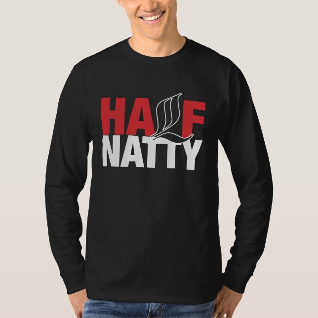 Half Natty Bodybuilder Fitness Meme T-Shirt (Front)