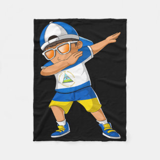 Half Nicaraguan Ukrainian Boy Nicaragua Ukraine Fl Fleece Blanket