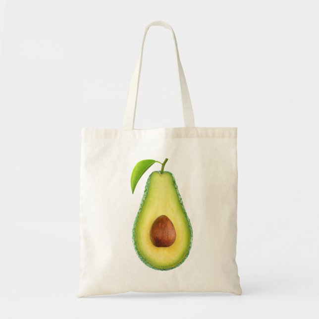 Half of avocado tote bag (Front)