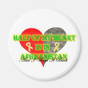 Half Of My Heart Is In Afghanistan Magnet