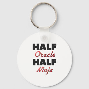 Half Oracle Half Ninja Key Ring