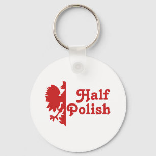 Half Polish Key Ring