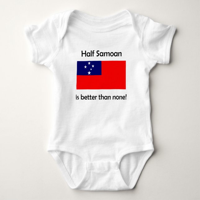 Half Samoan Baby Bodysuit (Front)