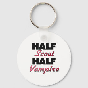 Half Scout Half Vampire Key Ring
