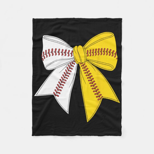 Half Sell And Softll Mum Mama Coquette Bow For Wom Fleece Blanket (Front)