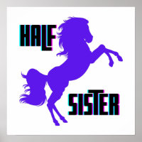 Half Sister Purple Pony Sibling