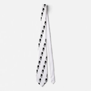 Half Skull in Coffin Tie