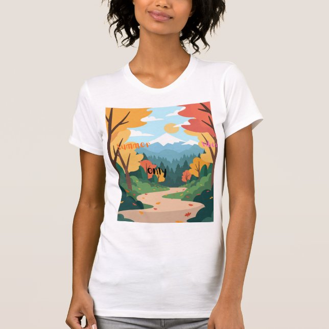 Half sleeve woman t shirt  (Front)