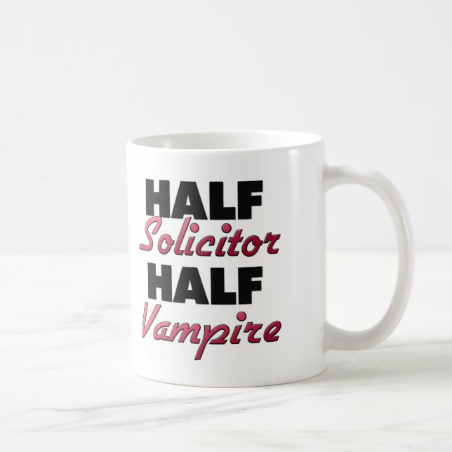 Half Solicitor Half Vampire Coffee Mug (Right)