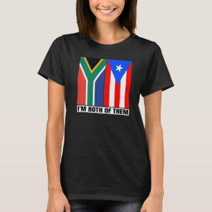 Half South African & Puerto Rican Heritage South A T-Shirt