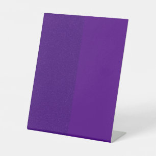 Half Sparkle Purple Pedestal Sign – Customisable