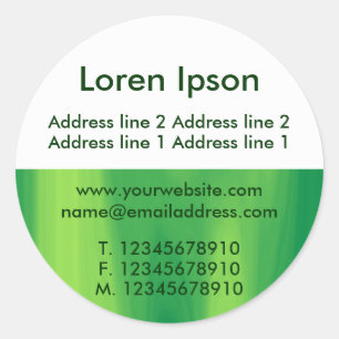 Half Texture and White 07 Business / Profile Classic Round Sticker