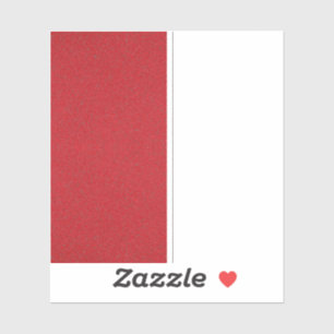 Half-Texture Tomato Red Vinyl Decal – Customisable