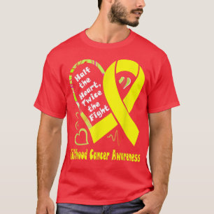 Half The Heart Twice The Fight Childhood Cancer Aw T-Shirt