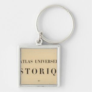 Half Title Atlas universel historique Key Ring