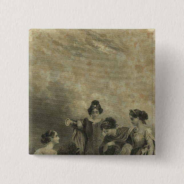 Half Title Colton's Atlas Of The World 15 Cm Square Badge (Front)