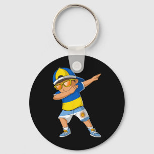 Half Ukrainian Argentinian Boy Ukraine Argentina F Key Ring