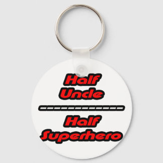 Half Uncle Half Superhero Key Ring