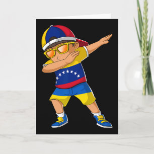 Half Venezuelan Ukrainian Boy Venezuela Ukraine Fl Card