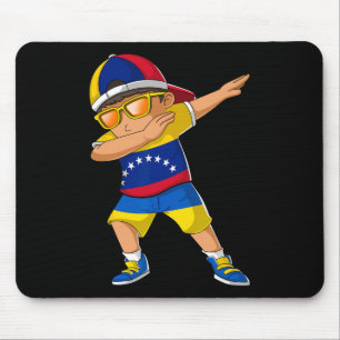 Half Venezuelan Ukrainian Boy Venezuela Ukraine Fl Mouse Pad