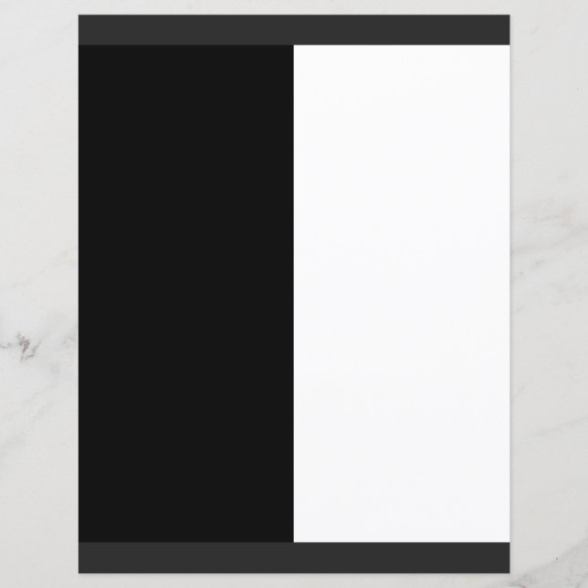 half white half black, half black half white (Front)