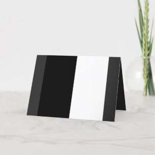 half white half black, half black half white holiday card