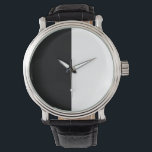 half white half black, half black half white watch<br><div class="desc">half white half black, half black half white, black and white, black and white split, split black and white, half and half, unus annus, unus, annus, black, white, half, cute, vintage, fashion, half white, half black, half white and black, contrast, colour, colour, colours, black white horizontal stripes, black white stripes,...</div>