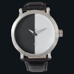half white half black, half black half white watch<br><div class="desc">half white half black, half black half white, black and white, black and white split, split black and white, half and half, unus annus, unus, annus, black, white, half, cute, vintage, fashion, half white, half black, half white and black, contrast, color, color, colors, black white horizontal stripes, black white stripes,...</div>