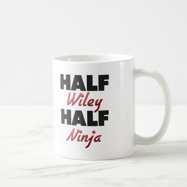 Half Wiley Half Ninja Coffee Mug (Right)