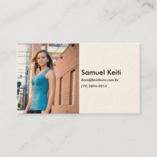 Half Woman Business Card
