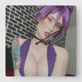 Halfangel66 purple clock