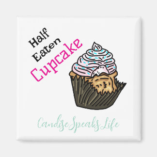 HalfEatenCupcake magnet 