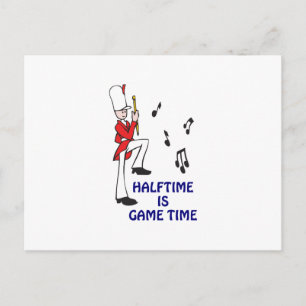 HALFTIME GAME TIME POSTCARD