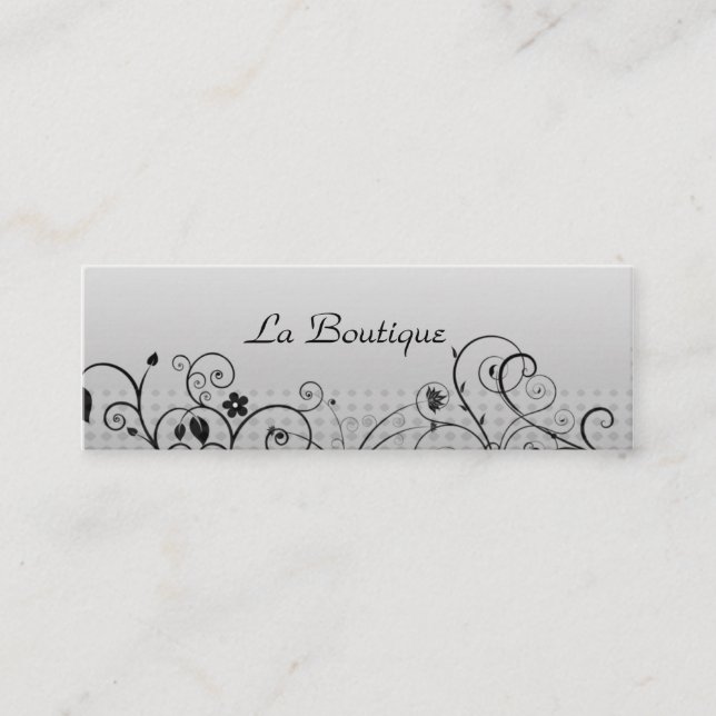 halftone2 mini business card (Front)