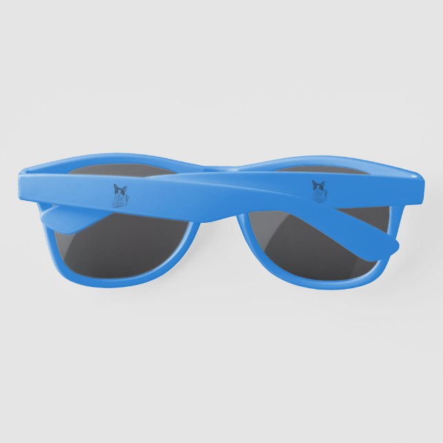Halftone Cat Sunglasses (Back)