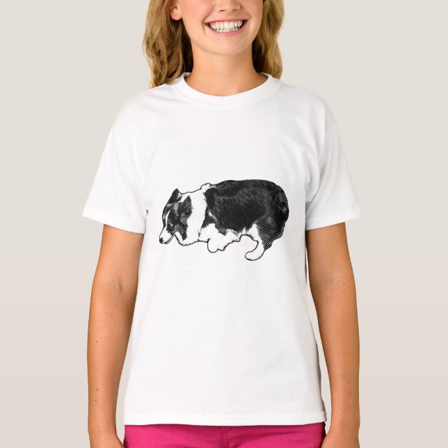 Halftone herder on duty T-Shirt (Front)