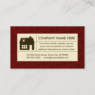 halftone home business card