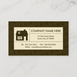 halftone home business card