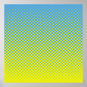 Halftone illustrationpop, art, pattern, comic, gra poster