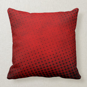 Halftone pattern background cushion