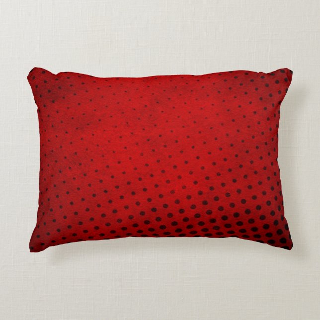 Halftone pattern background decorative cushion (Front)