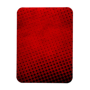 Halftone pattern background magnet