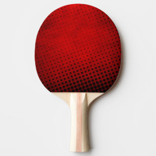 Halftone pattern background ping pong paddle