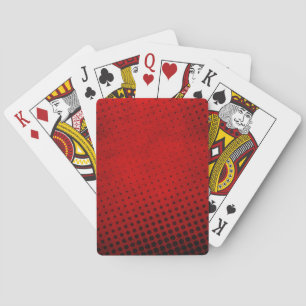 Halftone pattern background playing cards