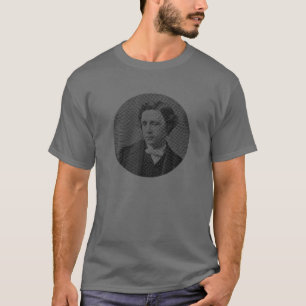 Halftone Portraits - Lewis Carroll T-Shirt