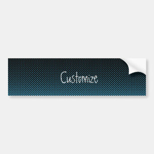 Halftone Vector Diamond Pattern Thunder_Cove Bumper Sticker