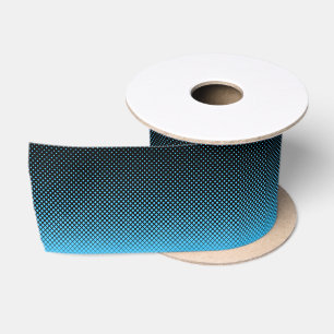 Halftone Vector Diamond Pattern Thunder_Cove Satin Ribbon
