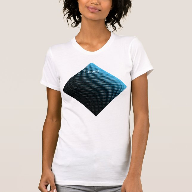 Halftone Vector Diamond Pattern Thunder_Cove T-Shirt (Front)