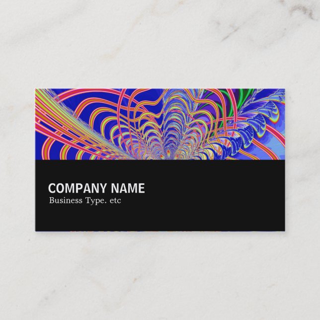 Halfway 0107 - Fractal Abstract 061012d Business Card (Front)