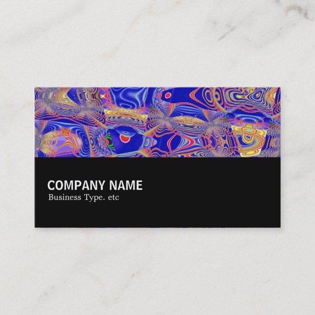 Halfway 0108 - Fractal Abstract 061012a Business Card (Front)